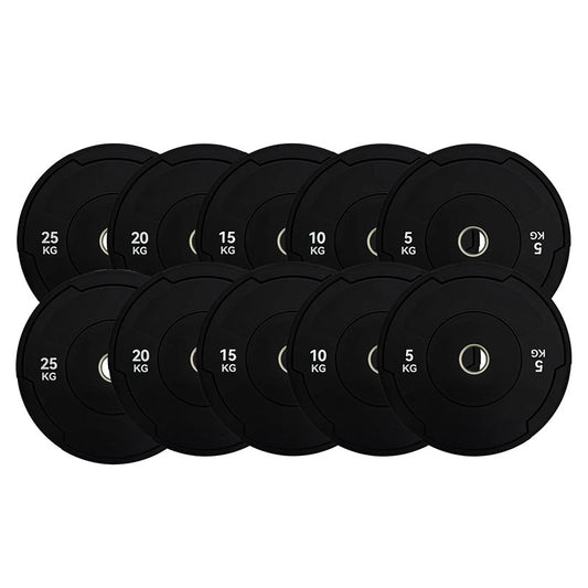 Monochrome Olympic Black Bumper Plates 2.0