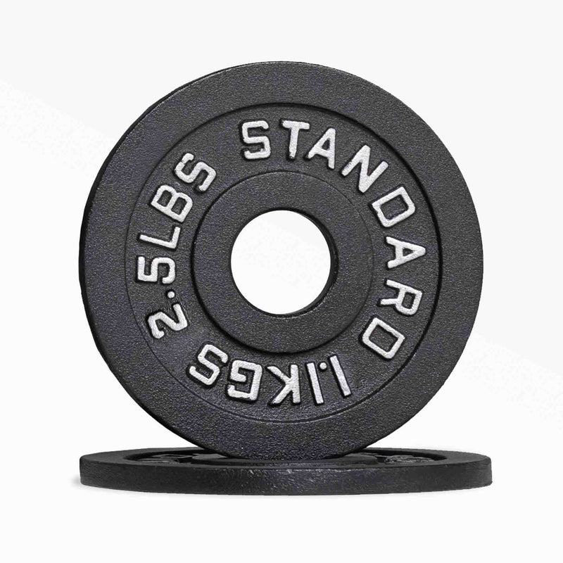 Old School Iron Plates - 2.5lb Pair