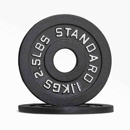 Old School Iron Plates - 2.5lb Pair