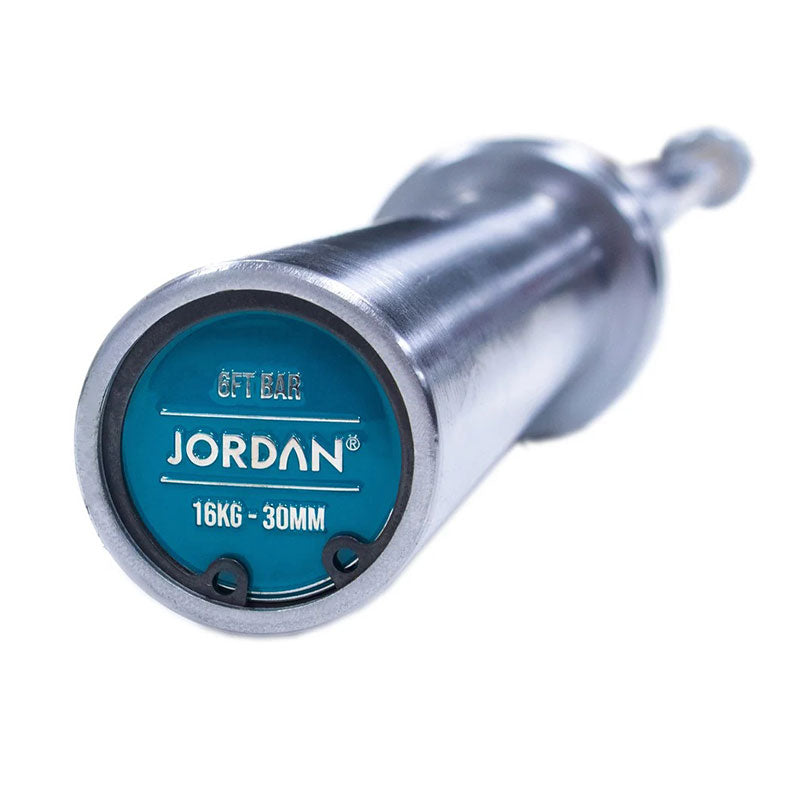 JORDAN® Steel Series Straight Olympic Bars with bearings