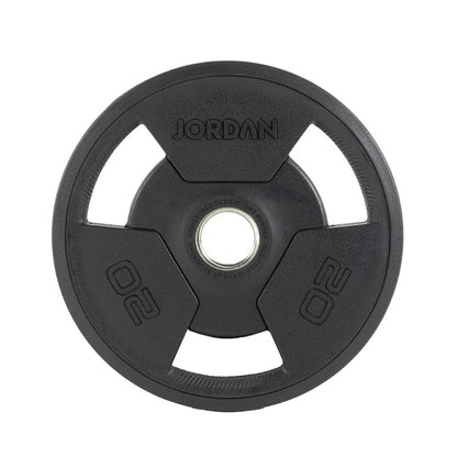 JORDAN® Rubber Tri-Grip Olympic Weight Plates