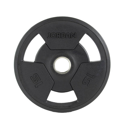 JORDAN® Rubber Tri-Grip Olympic Weight Plates