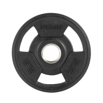 JORDAN® Rubber Tri-Grip Olympic Weight Plates