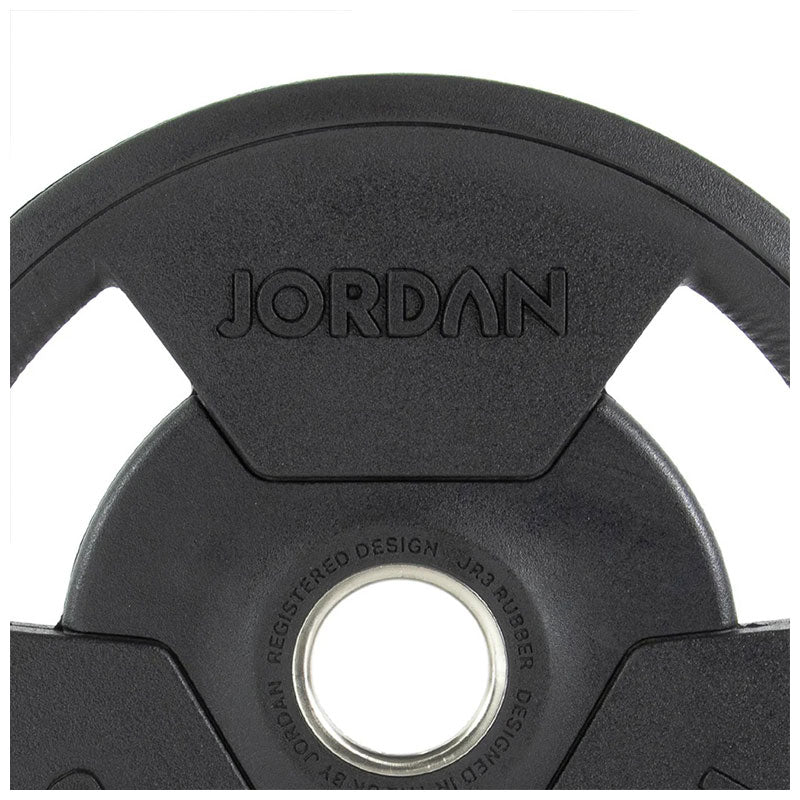 JORDAN® Rubber Tri-Grip Olympic Weight Plates