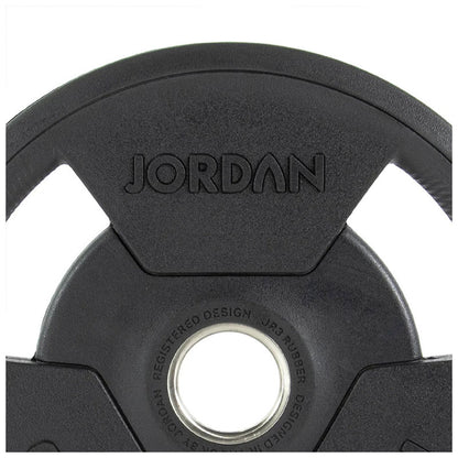JORDAN® Rubber Tri-Grip Olympic Weight Plates