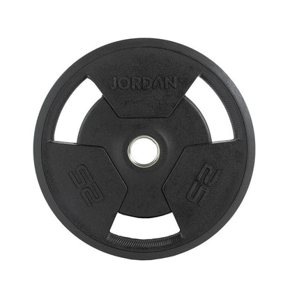 JORDAN® Rubber Tri-Grip Olympic Weight Plates