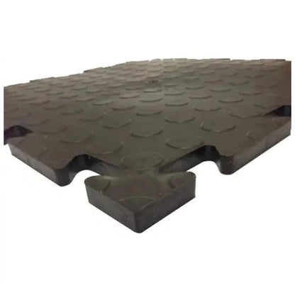 12mm Black PVC Garage Flooring Tiles – Pennylock
