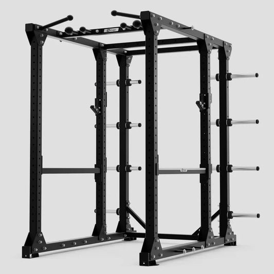 Exigo E80 Elite Power Rack - Multi Ball Grip Pull-Up Bar