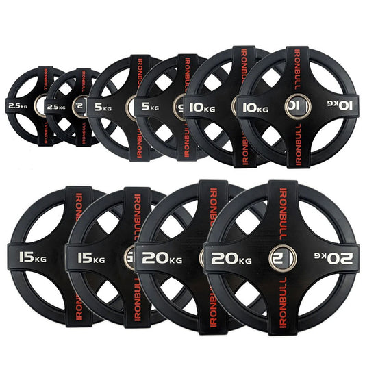 Quad-Grip Olympic Weight Plates