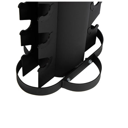 Rival 1-10KG Hex Dumbbell Set with Double-Sided Vertical Storage Rack