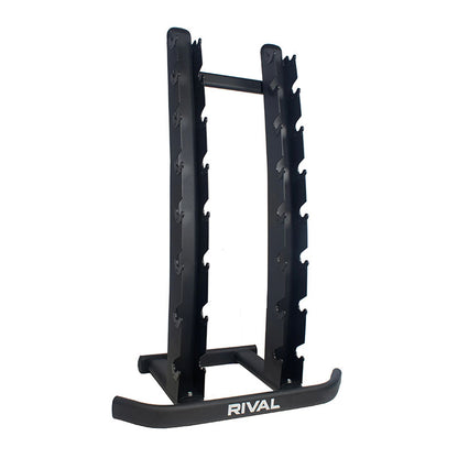 Rival Front-Facing 8 pair Commercial Vertical Dumbbell Storage Rack