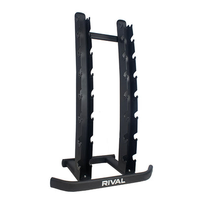 Rival Hex Dumbbell Sets With Vertical Storage Rack