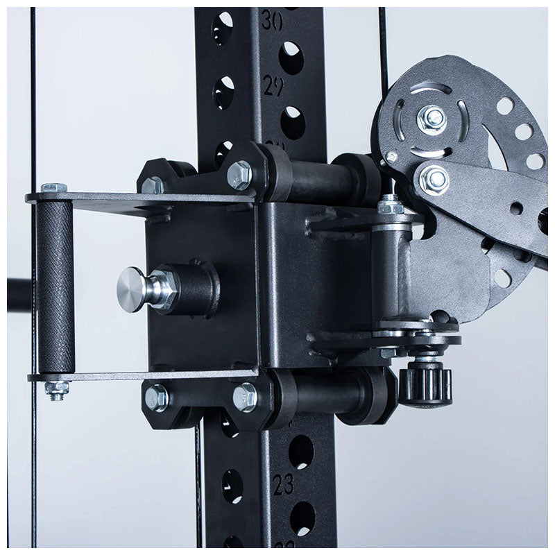 Rival S-3 Series Power Rack with Dual Action Pulley and High and Low Cable System (75x75mm)