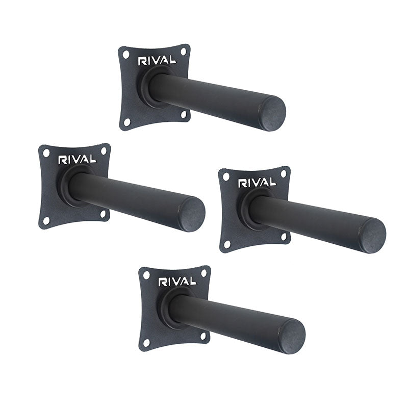 Rival Wall-Mounted Weight Plate Storage 4 x Poles
