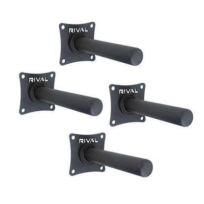 Rival Wall-Mounted Weight Plate Storage 4 x Poles
