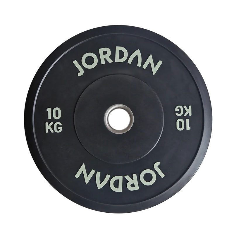 JORDAN® Black Rubber Bumper Weight Plates - NEW DESIGN