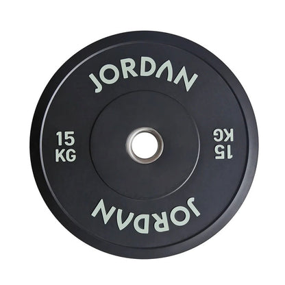 JORDAN® Black Rubber Bumper Weight Plates - NEW DESIGN