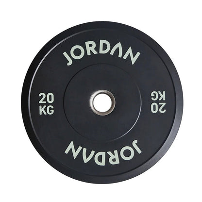 JORDAN® Black Rubber Bumper Weight Plates - NEW DESIGN