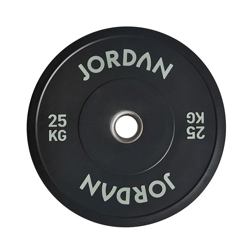 JORDAN® Black Rubber Bumper Weight Plates - NEW DESIGN