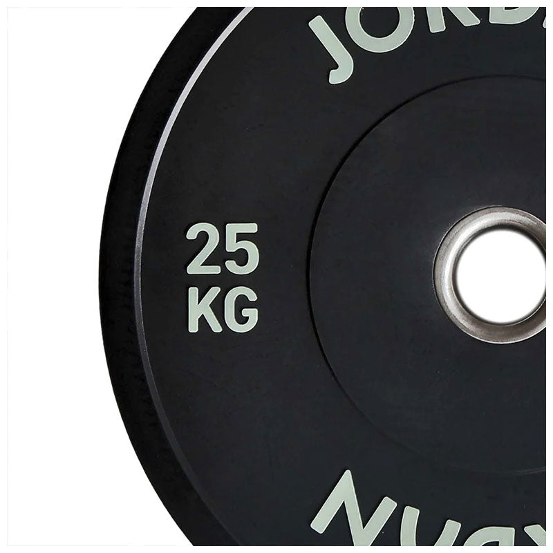 JORDAN® Black Rubber Bumper Weight Plates - NEW DESIGN