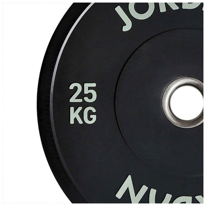 JORDAN® Black Rubber Bumper Weight Plates - NEW DESIGN