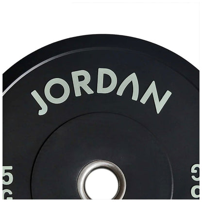 JORDAN® Black Rubber Bumper Weight Plates - NEW DESIGN