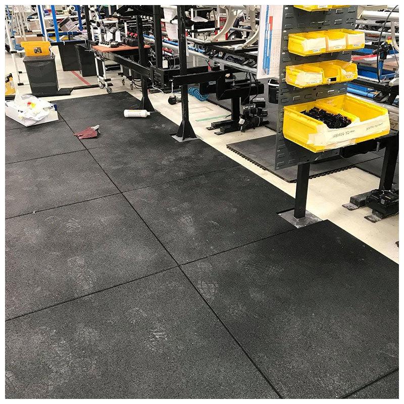 Safety Rubber Tiles - 500mm x 500mm