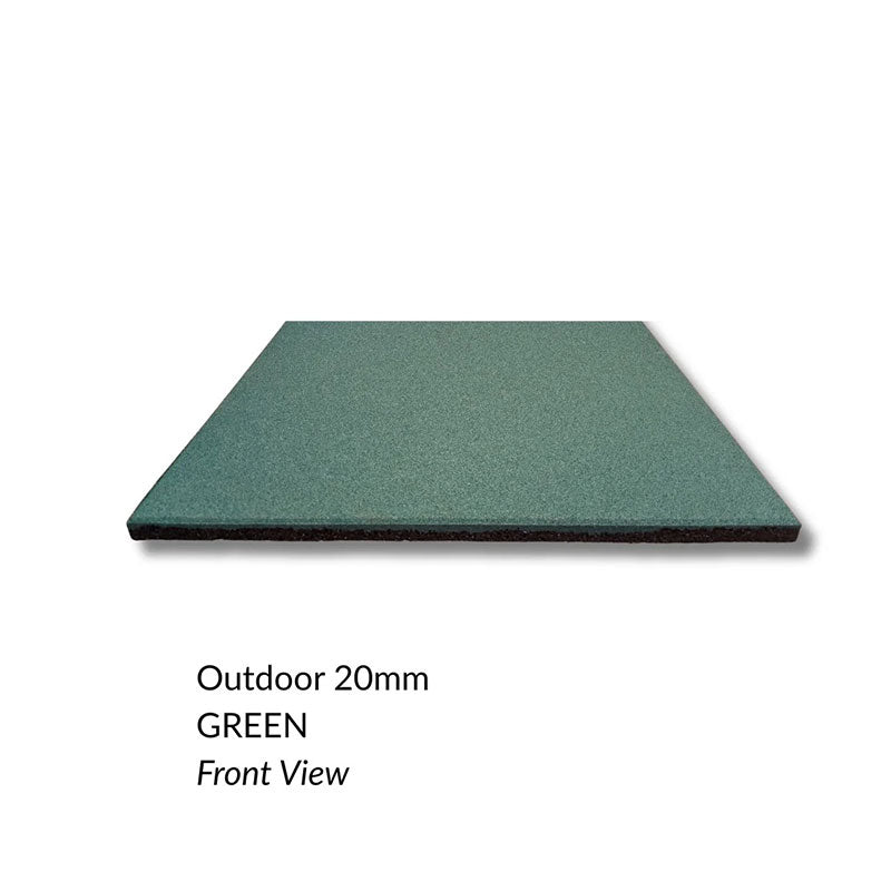 Safety Rubber Tiles - 500mm x 500mm