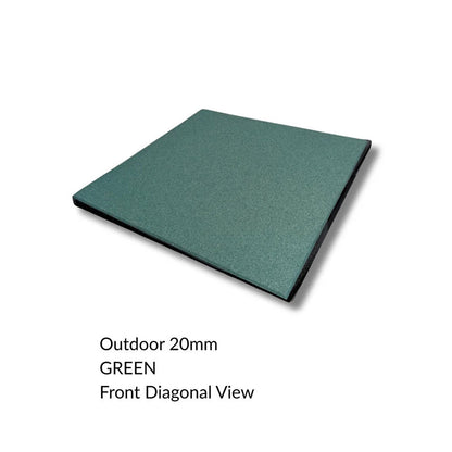 Safety Rubber Tiles - 500mm x 500mm
