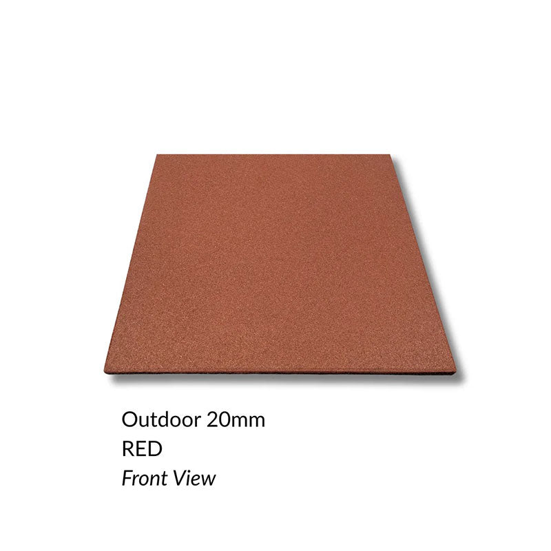Safety Rubber Tiles - 500mm x 500mm
