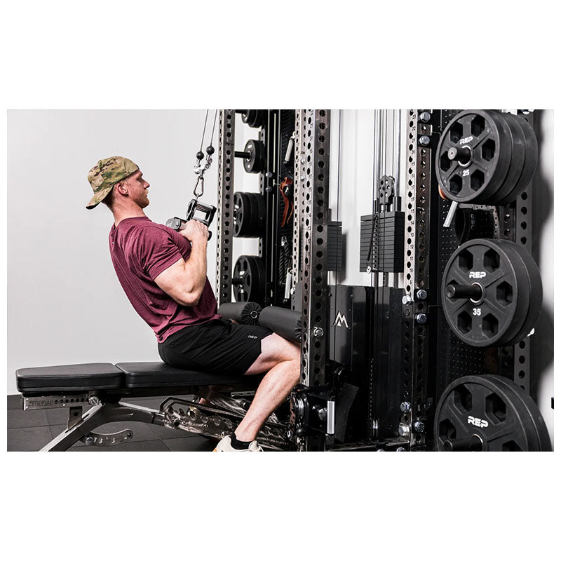 REP® x Kleva Built® Atlas™ Close-Grip Cable and Landmine Attachment