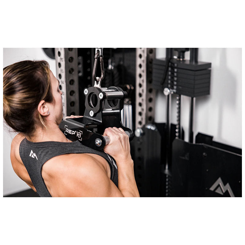 REP® x Kleva Built® Atlas™ Close-Grip Cable and Landmine Attachment