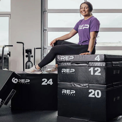 Stackable Soft Foam Plyo Box