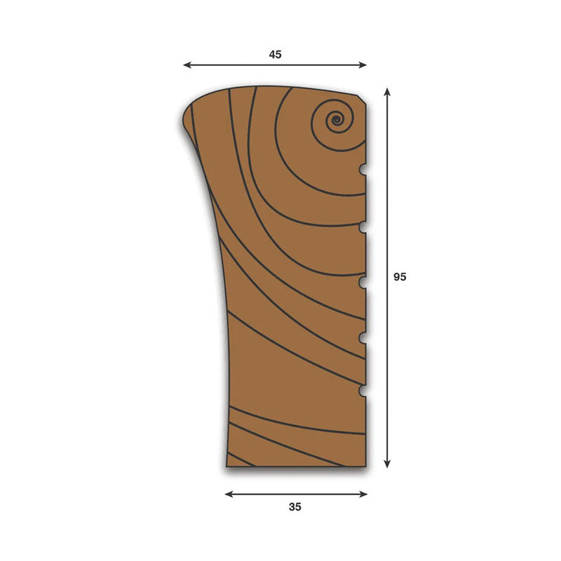 Solid Beech Sports Hall Hockey Skirting