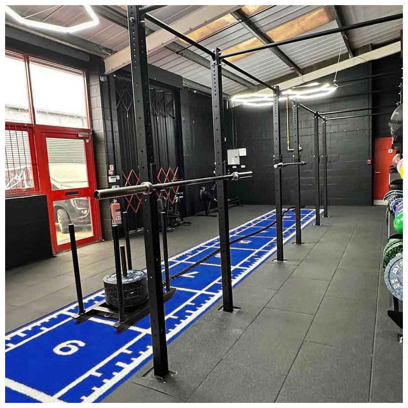 10m x 1.5m Sprint Track (Full Line Markings) - Blue