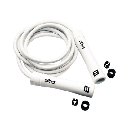 Exigo Stealth Heavy Power Jump Rope - White