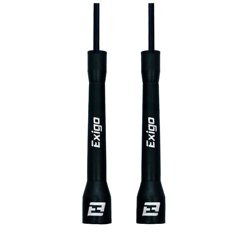 Exigo Stealth Super Pro Adjustable Speed Rope - Black
