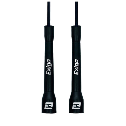 Exigo Stealth Super Pro Adjustable Speed Rope - Black