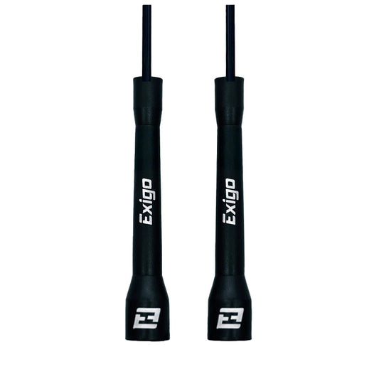 Exigo Stealth Super Pro Adjustable Speed Rope - Black