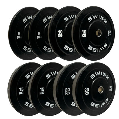 Swiss Black Bumper Plates