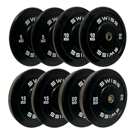 Swiss Black Bumper Plates