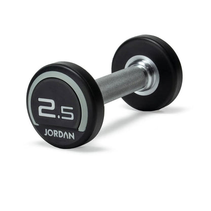 JORDAN® Urethane Dumbbells - Up to 75kg (Grey)