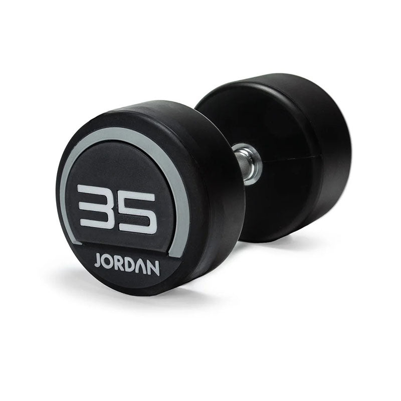 JORDAN® Urethane Dumbbells - Up to 75kg (Grey)
