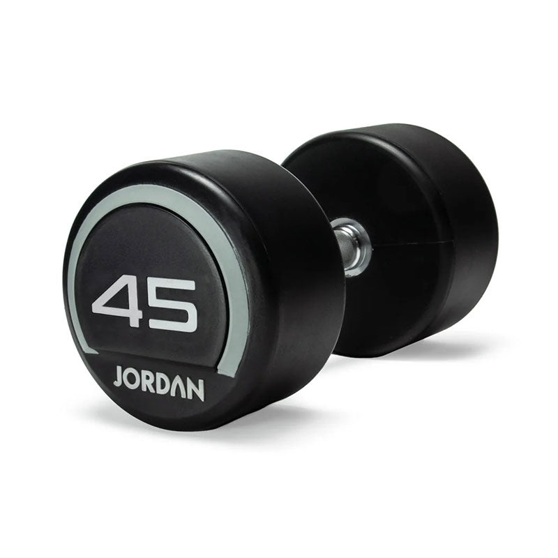 JORDAN® Urethane Dumbbells - Up to 75kg (Grey)