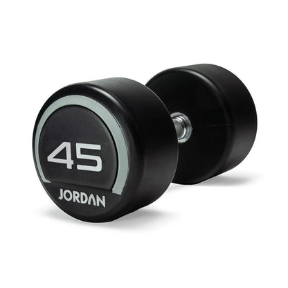 JORDAN® Urethane Dumbbells - Up to 75kg (Grey)
