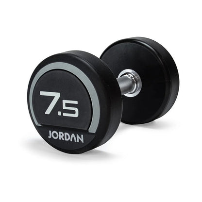 JORDAN® Urethane Dumbbells - Up to 75kg (Grey)