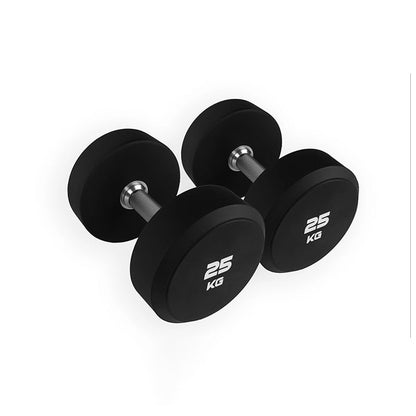Urethane Round Dumbbells Sets With Optional Storage Rack 40kg