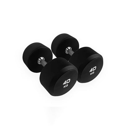 Urethane Round Dumbbells Sets With Optional Storage Rack 40kg