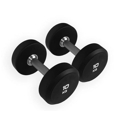 Urethane Round Dumbbells Sets With Optional Storage Rack 35kg
