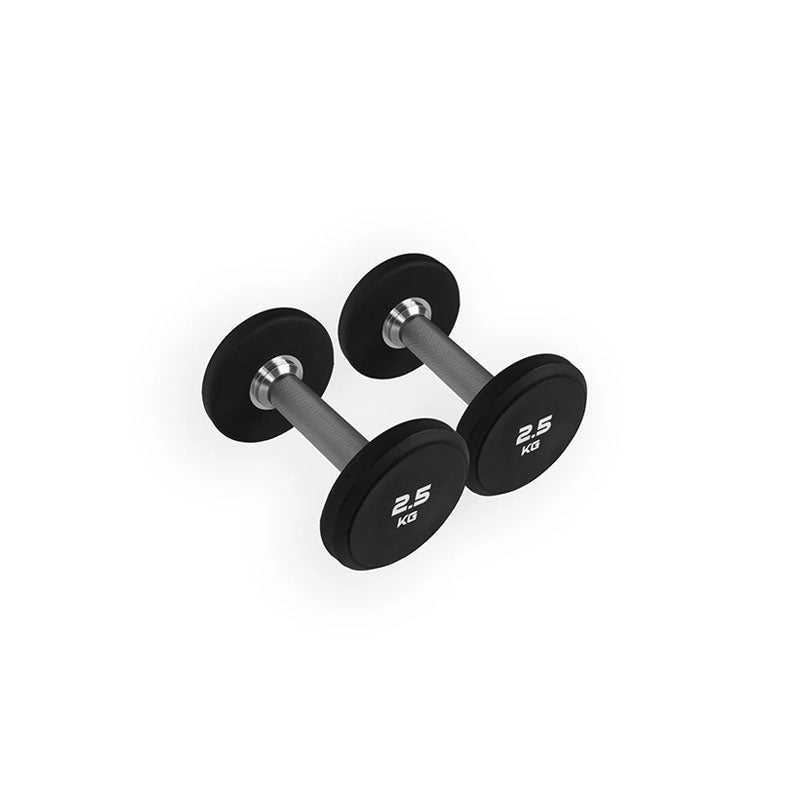 Urethane Round Dumbbells Sets With Optional Storage Rack 35kg